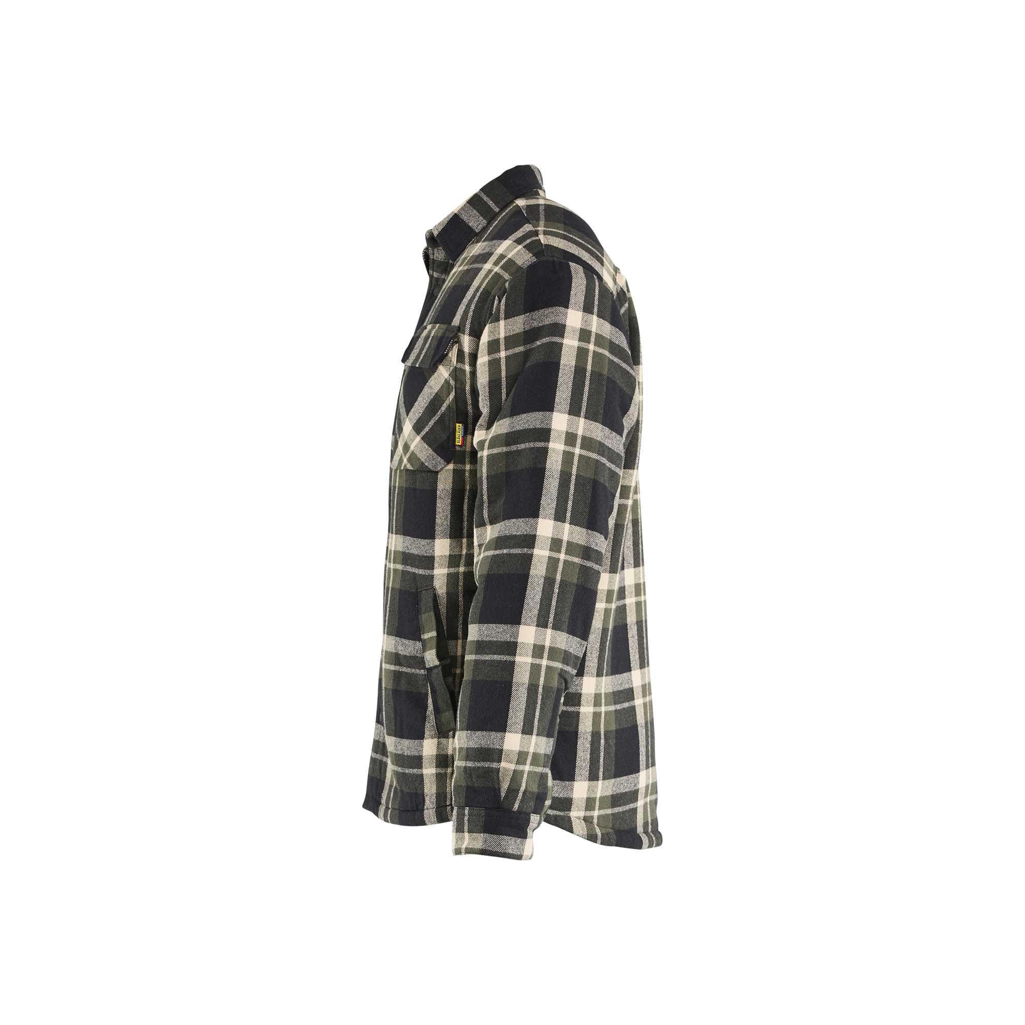 BLAKLADER 47041168 Pile Lined Flannel Shirt Work Jacket MEN - 100% Cotton